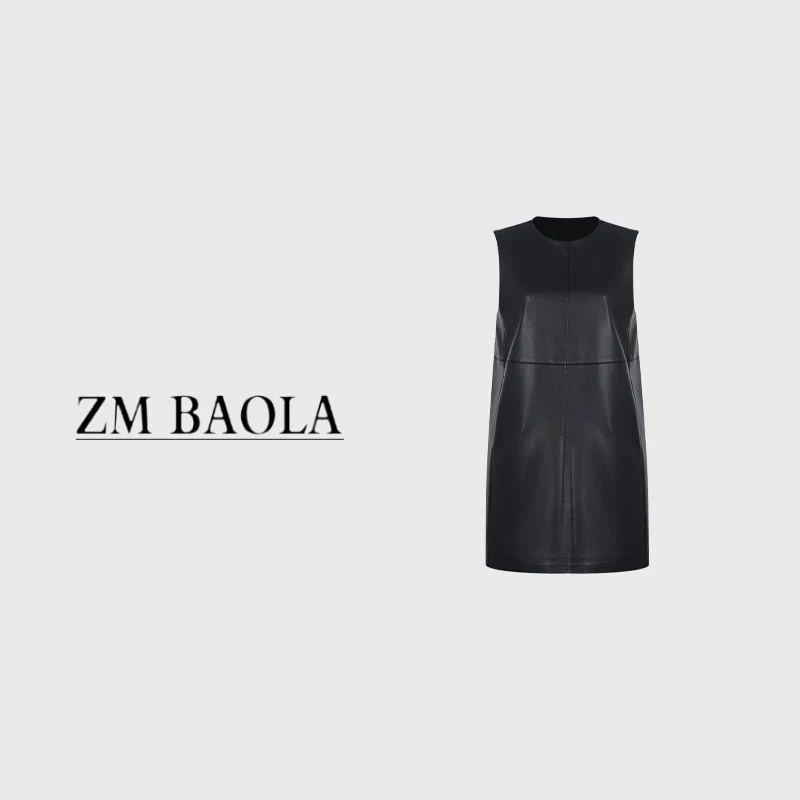 ZM BAOLA【雨薇-大言】立体剪裁 显瘦遮肉A字连衣裙BL3168-S2