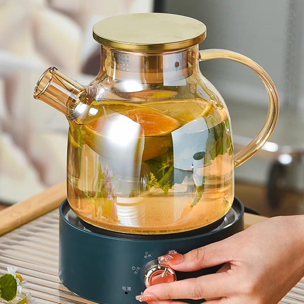 煮茶壶玻璃壶耐热家用茶杯透明煮茶炉套装其他智能茶具煮茶器