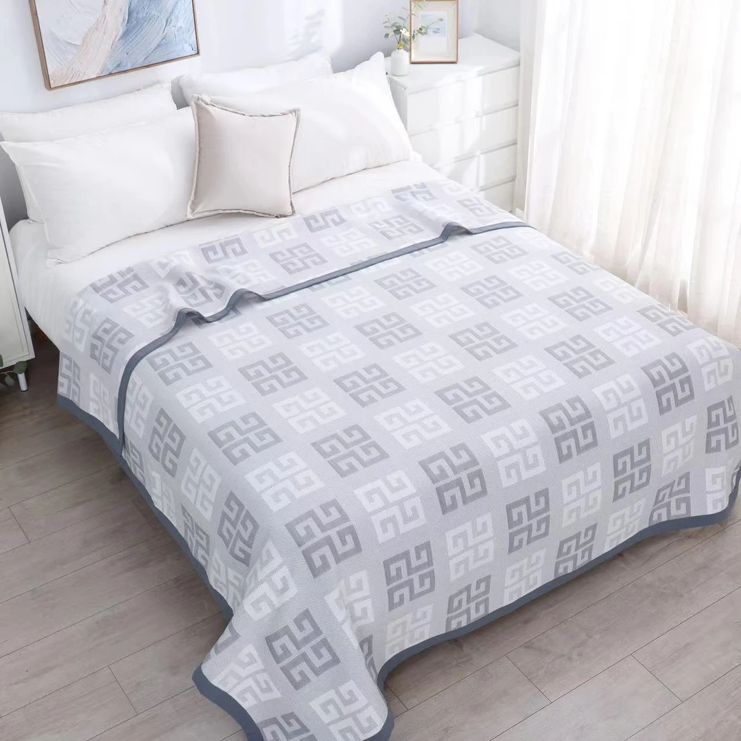 【棉麻软凉席】220*240简约百搭加大多功能毯  纪纪