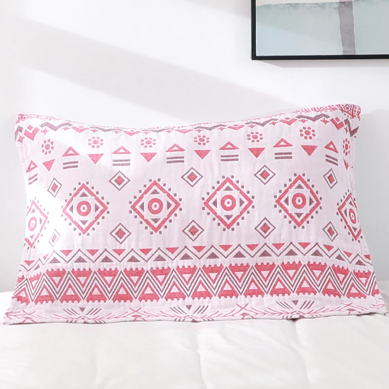 【枕巾一对】小清新亲肤枕巾一对装   波西米亚