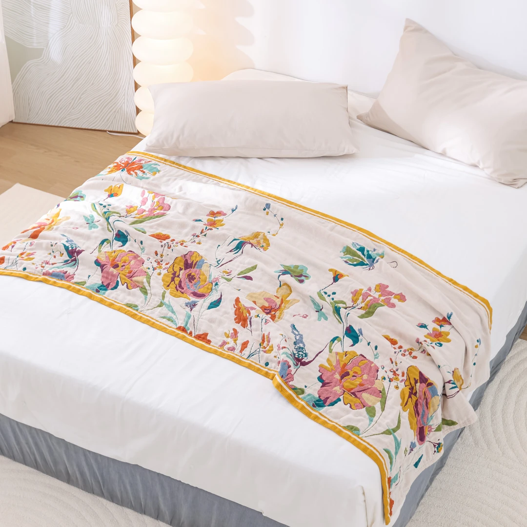 100*200 沙发巾床尾巾浴巾桌布防猫全盖沙发毯   多花型