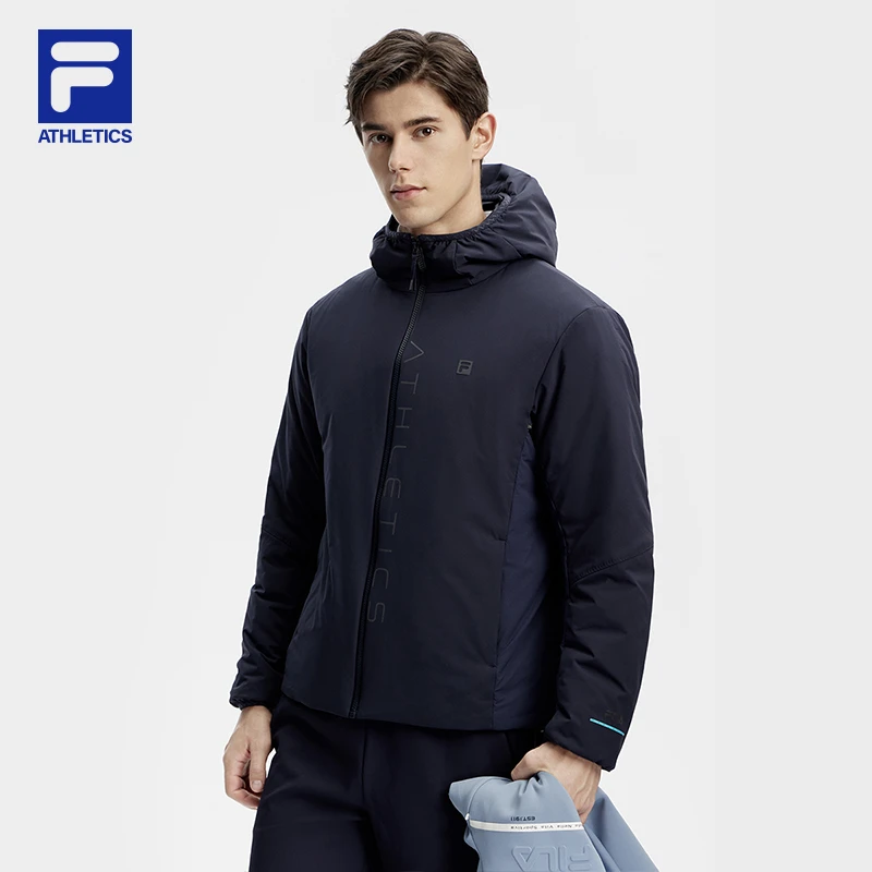 FILA斐乐男装/健身棉服2024春季新款经典百搭运动棉服A11M411904F