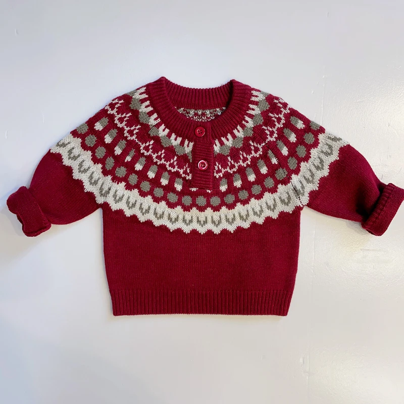 【百搭毛衣开衫】婴儿童上衣服打底衫男童宝宝春装秋季