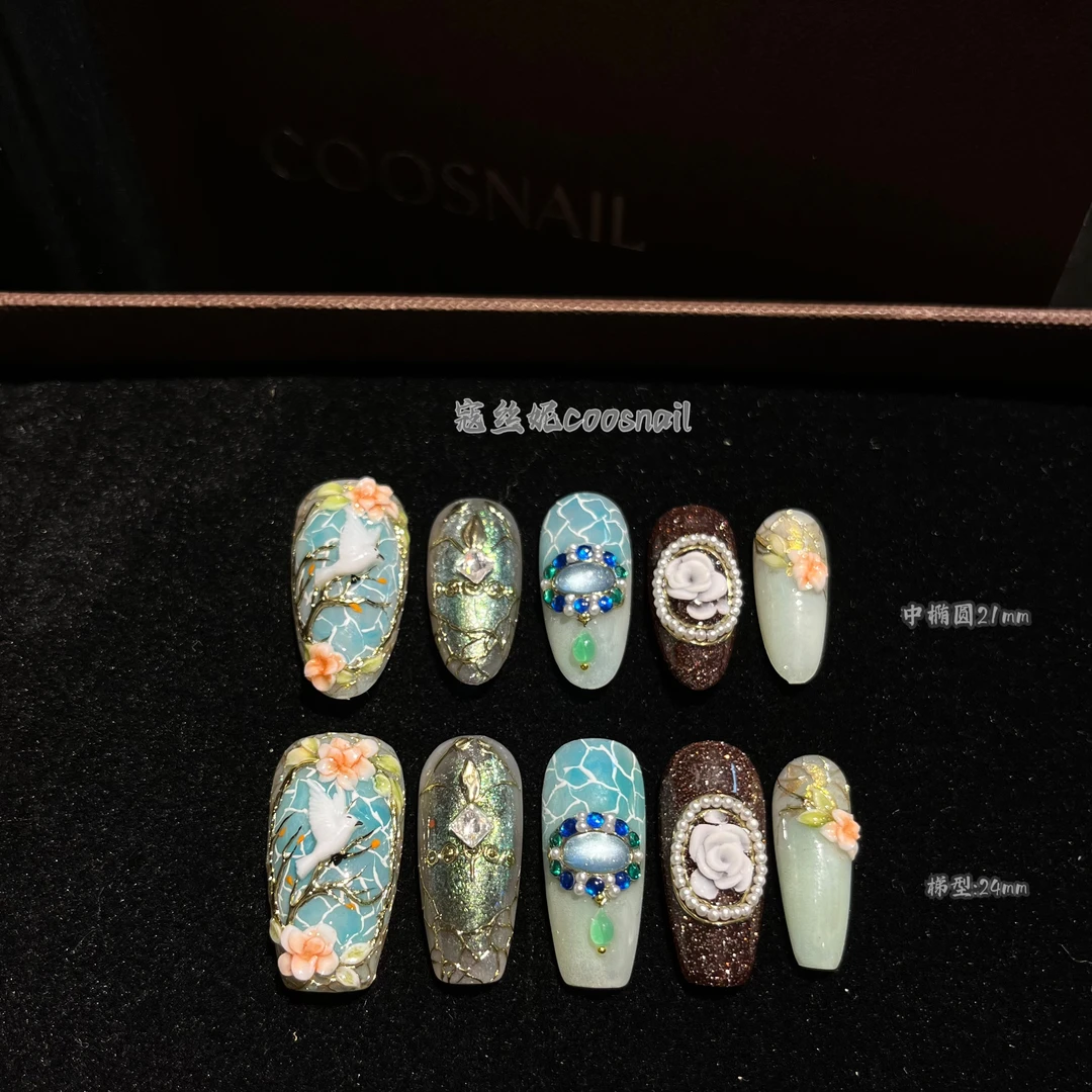 工匠系列@【青鸾】寇丝妮 纯手工穿戴式美甲