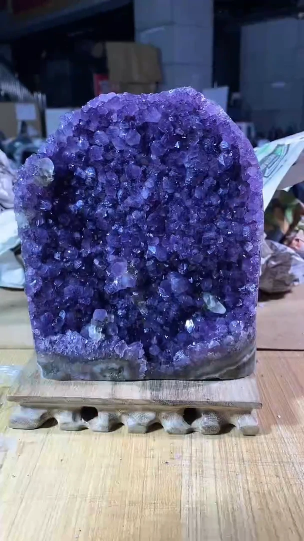 【闪购商品】水晶摆件未镶嵌高品质乌拉圭紫水晶78