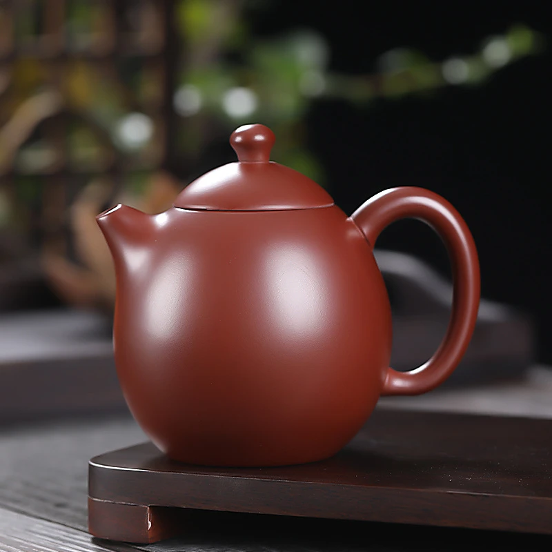 鼎括紫砂壶大红袍紫陶泥龙蛋壶功夫茶具家用泡茶壶品茗壶茶壶单壶
