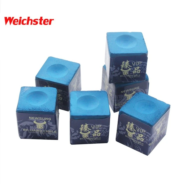 臻品台球专业巧克粉3颗【粉丝再给1颗】干性蓝色粉质