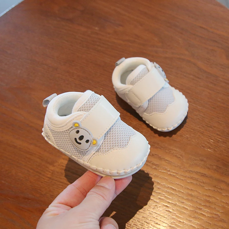 秋季婴幼儿学步鞋软底网面一岁男宝宝鞋子春秋款女6-12个月婴儿鞋