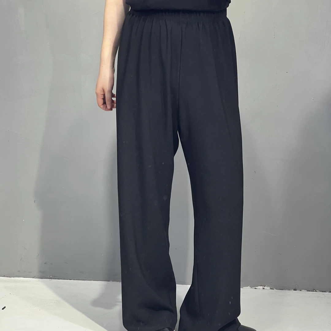 宽松显瘦慵懒风大版裤子休闲舒适百搭加绒长裤