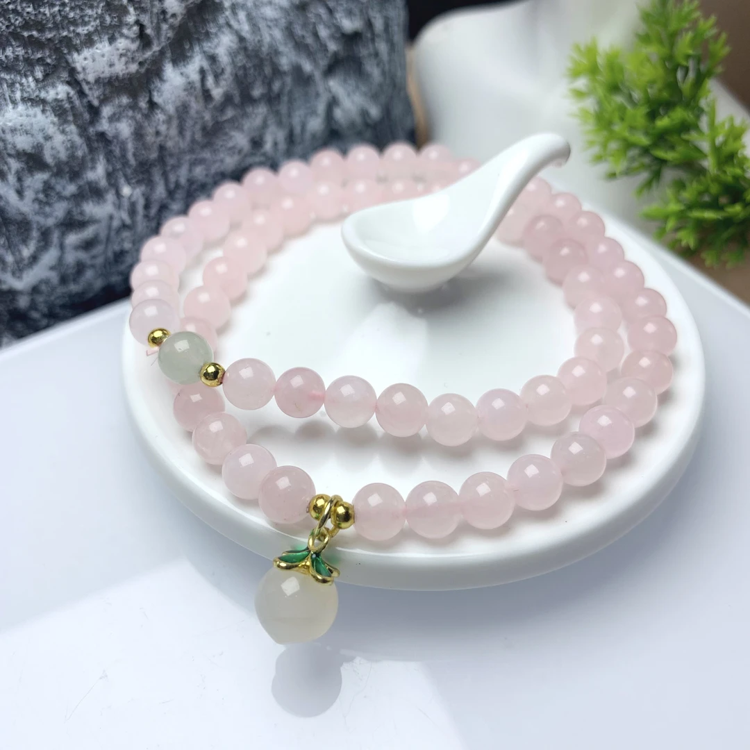 粉水晶手串7mm/多样性发其一CP