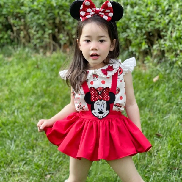 米妮【BabyQLovely】套装女童宝宝女宝宝小童套装