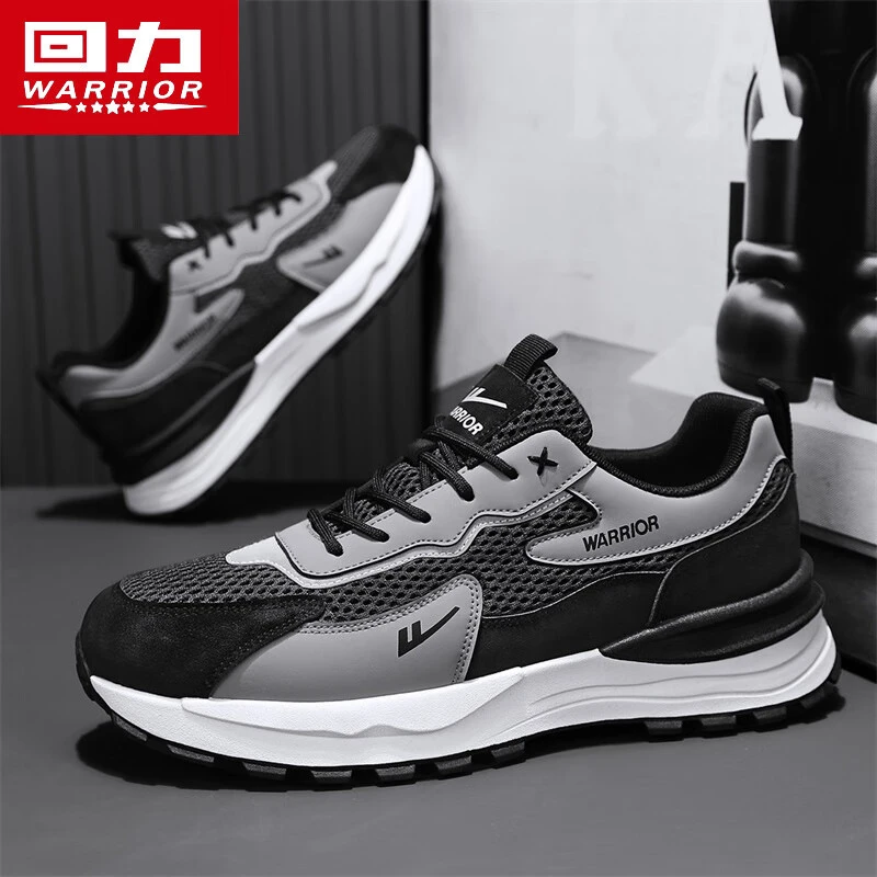 回力夏季男鞋运动2024新款百搭透气网面潮流爆款跑步轻便软底休闲