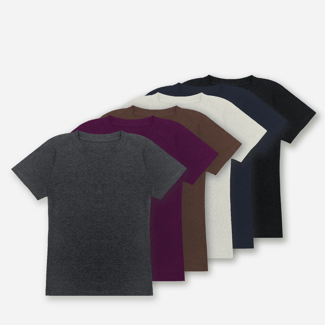 【莱赛尔天丝+绵羊毛】口碑款高定舒适感短袖T恤时尚面膜显瘦打底衫