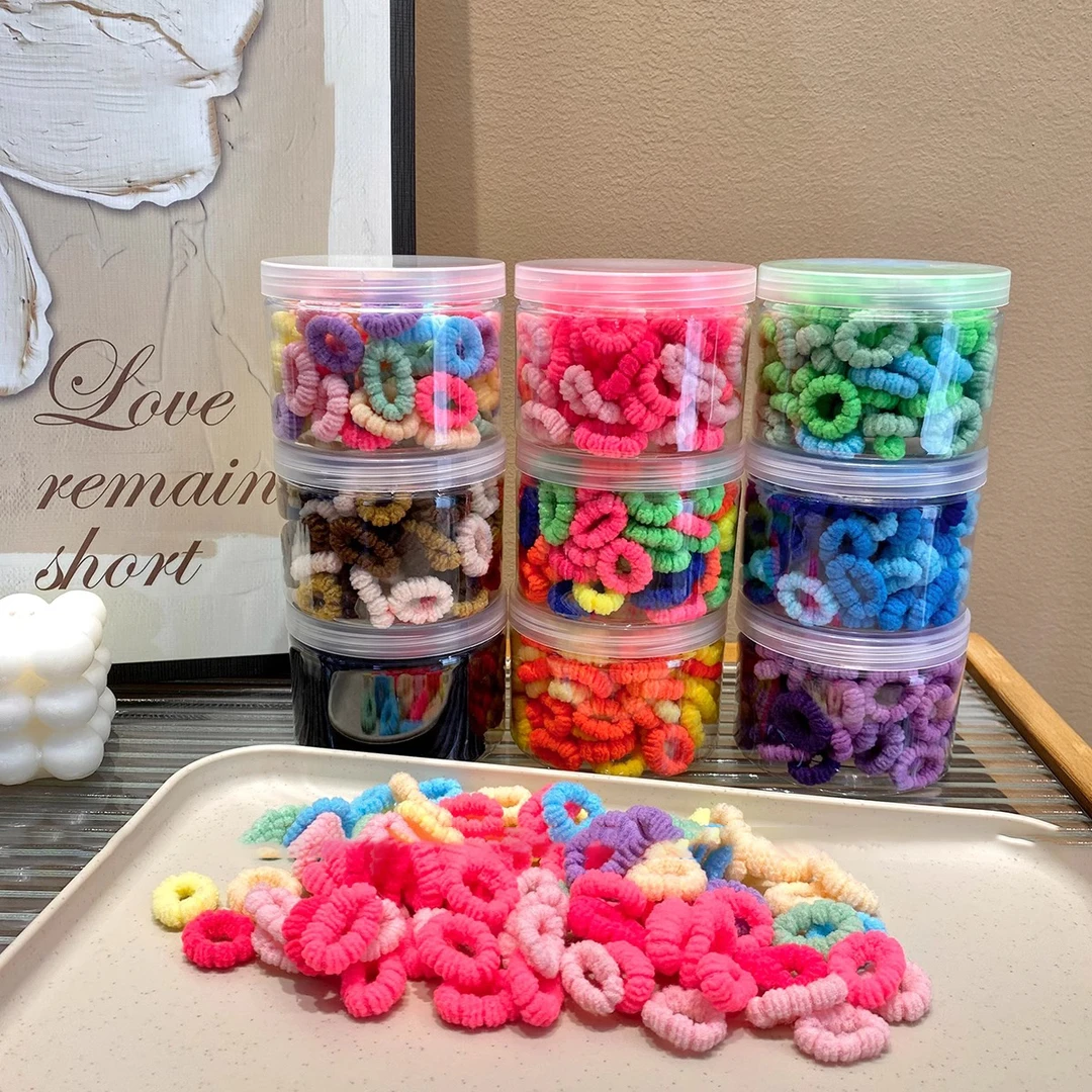 女童发圈头绳不伤发儿童拇指皮筋小女孩扎头发高弹力宝宝可爱发绳