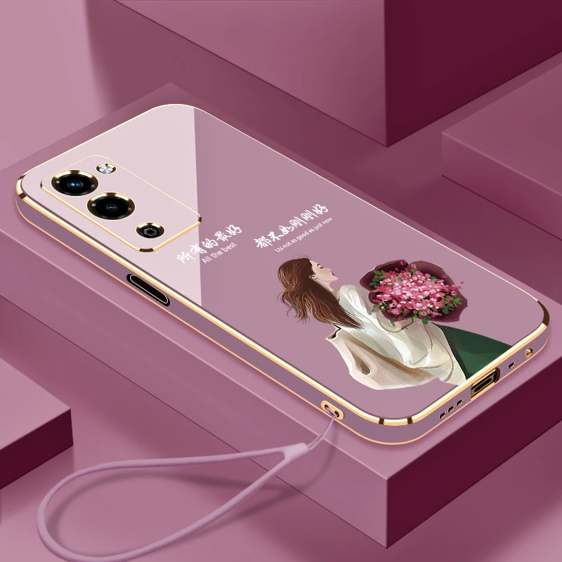 适用于OPPOA56手机壳生活是自己的全包镜头硅胶防摔女款电镀软壳