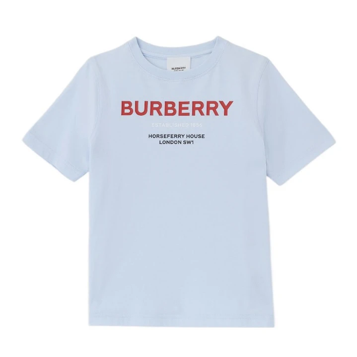 Burberry SS23 字母Logo印花圆领短袖T恤/14Y/公价1808/14485