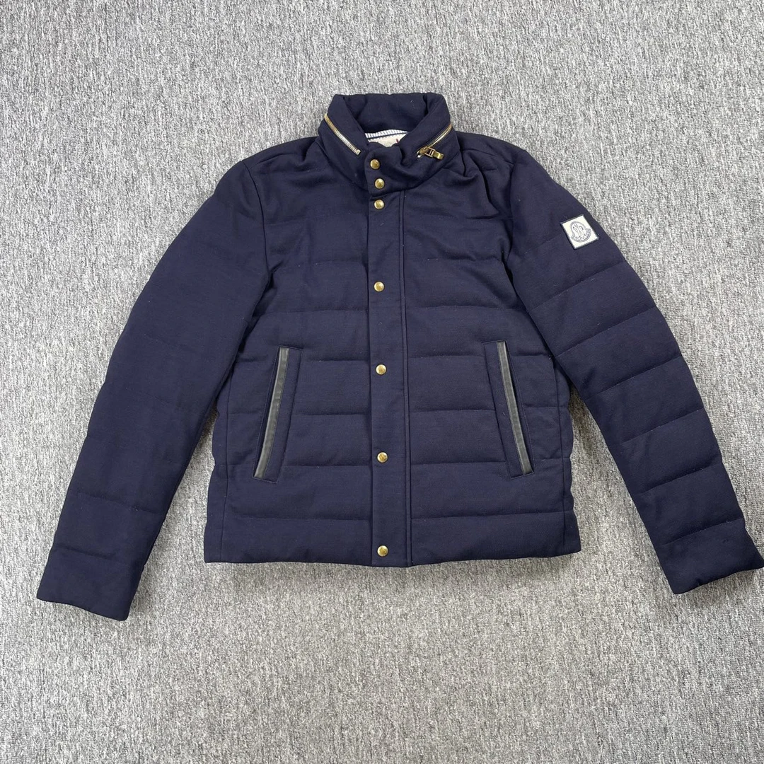 99新 蒙口 9660/Moncler海军蓝棉服夹克/3码/98新