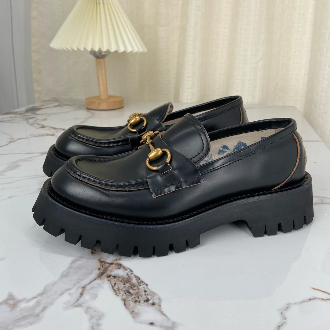 CD GUCCI马衔扣乐福鞋/37码/98新/轻微痕迹/公价7900/53189/53188