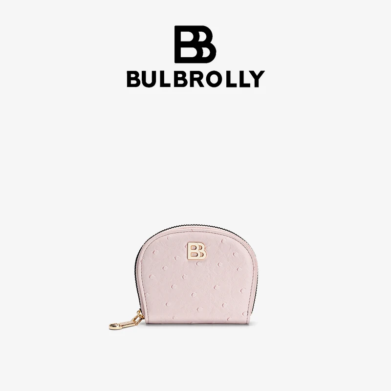（开鑫专属）BULBROLLY驼鸟纹翻盖卡包时尚小包