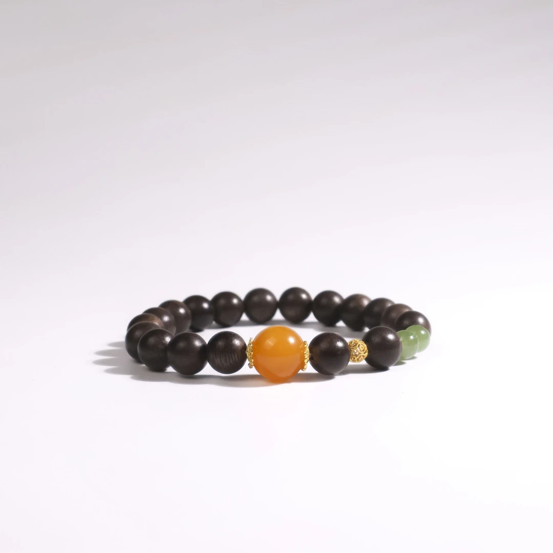 【桃鑫鑫珠宝M1-175】天然蜜蜡手链多样性发货发其一颜色微差