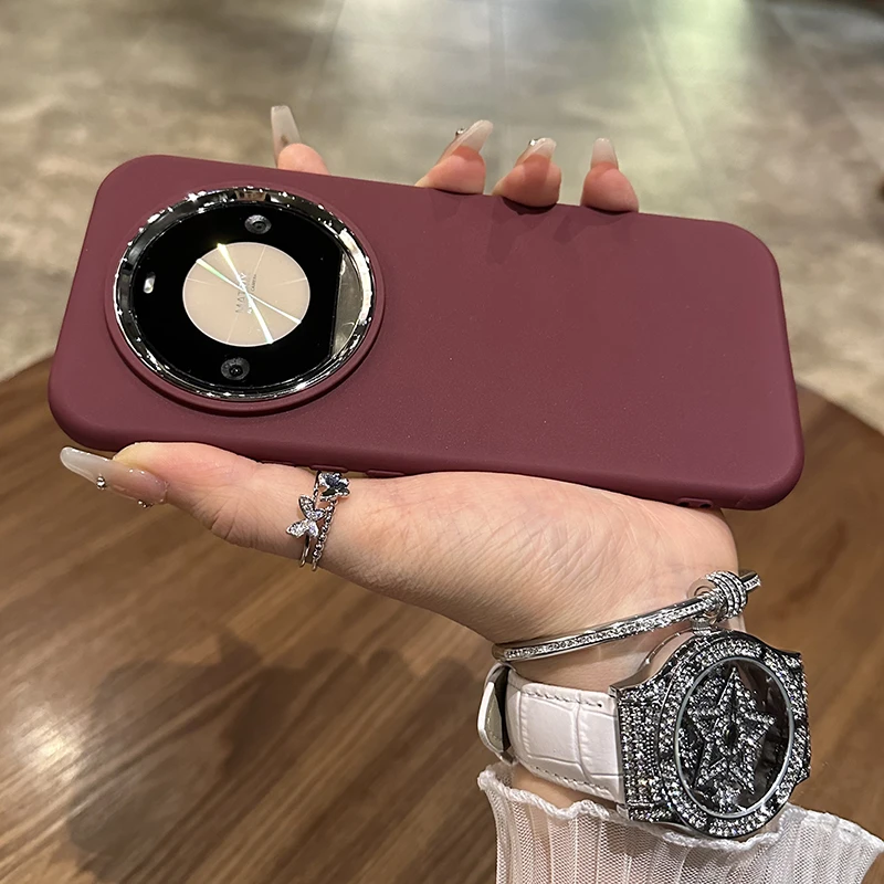 荣耀X50手机壳新款磨砂X50Pro全包软硅胶荣耀200pro简约纯色防摔