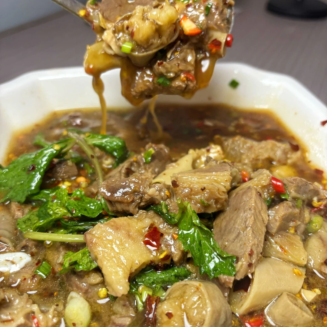云南特色美食，黄牛肉扒呼，空运包邮