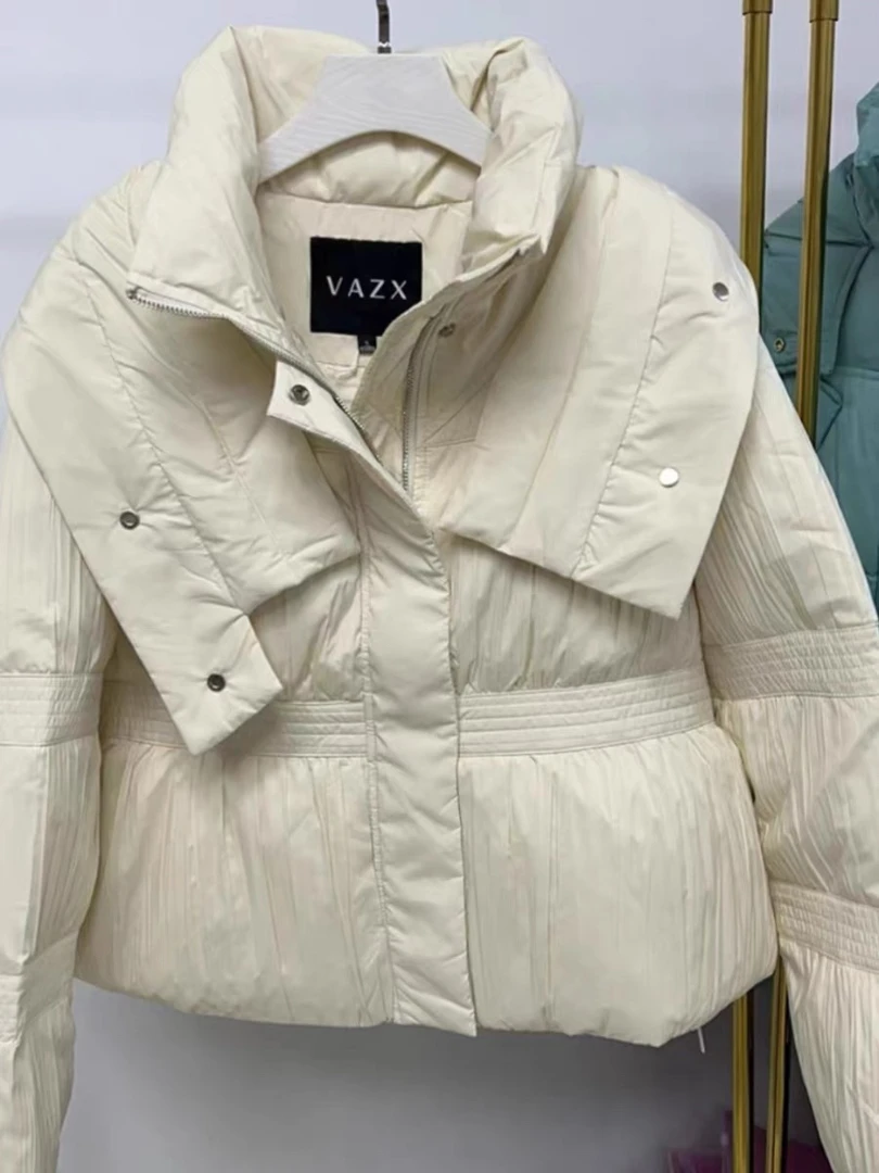 A8,冬季新款加厚保暖羽绒服外套女装简约韩版短款时尚休闲