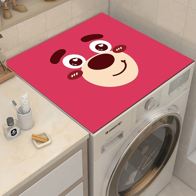 硅藻泥冰箱防尘盖布防滑垫床头柜盖巾滚筒式洗衣机垫吸水家用耐脏