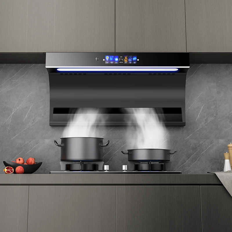 惠普好太太机大吸力抽油烟机厨房7字型顶测双吸家用油烟机ai声控