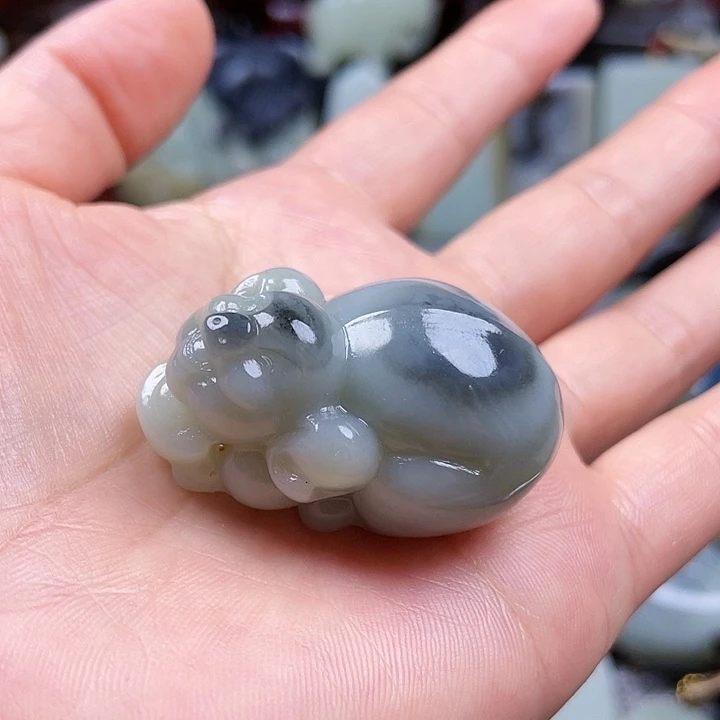 和田玉挂件未镶嵌念**华