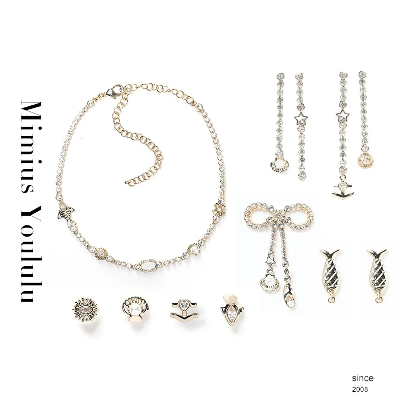 【mimius】喵喵 25C早春海洋系列式品(附丝绒盒) 汉服 WF12310