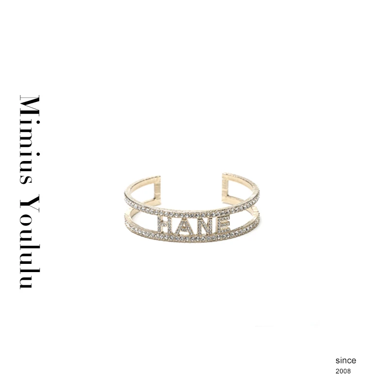 【mimius】游鹿鹿 24K水钻字母手卓 汉服 WF10310