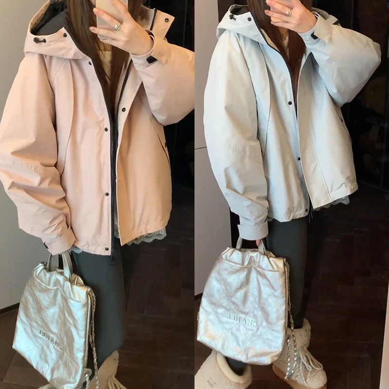 【mimius】喵喵 高奢线三防速暖鹅绒冲锋衣户外休闲外套 F09218