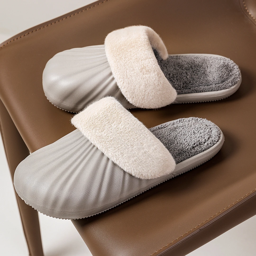 棉拖鞋男士秋冬季居家用室内可拆卸2024新款保暖防滑简约高档男款