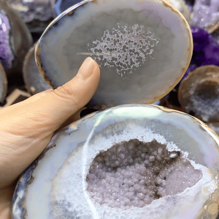 水晶紫牙软盆未镶嵌