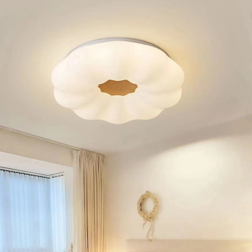 新款LED南瓜云朵满天星中山主卧房间灯圆形阳台家用过道led吸顶灯