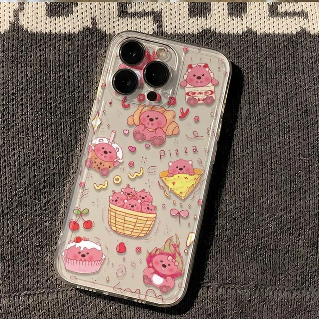 好多海狸苹果15手机壳iPhone14ProMax女13/12/11/xr/X软壳8p全包7