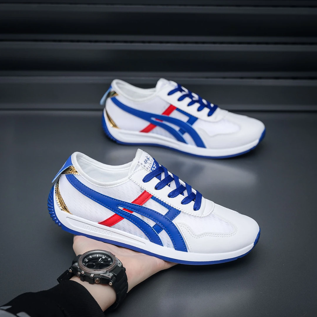 夏季锁滑运动大网孔透气不臭脚网面内里学院风硬核防护柔韧男鞋