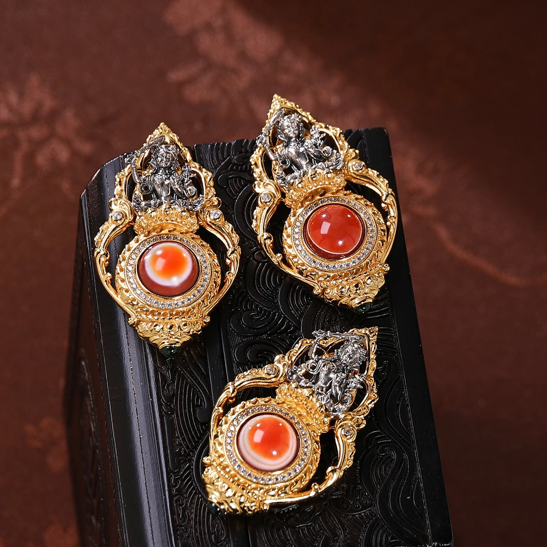 吊坠925银 文殊智慧眼吊坠x29644多样性发货一件