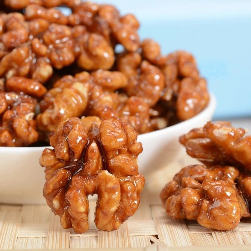 【新货美味】蜂蜜琥珀酥脆核桃仁大片饱满焦糖味坚果土特产休闲零甜