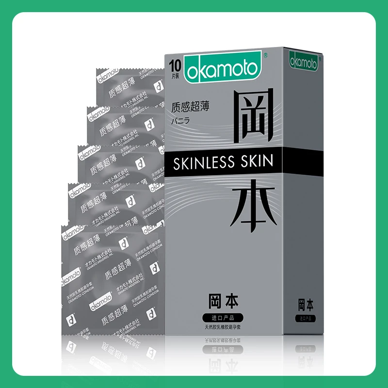 okamoto/冈本天然胶乳橡胶避孕套质感超薄安全套肤感无感透薄