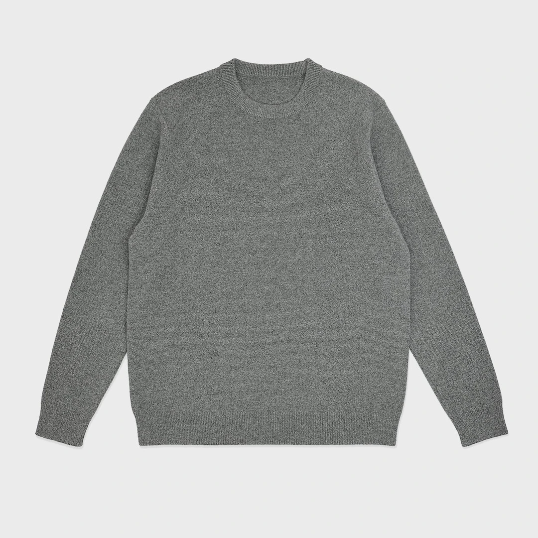 上行诗男装重磅羊绒衫  康赛妮100%baby小山羊绒毛衣厚款针织衫