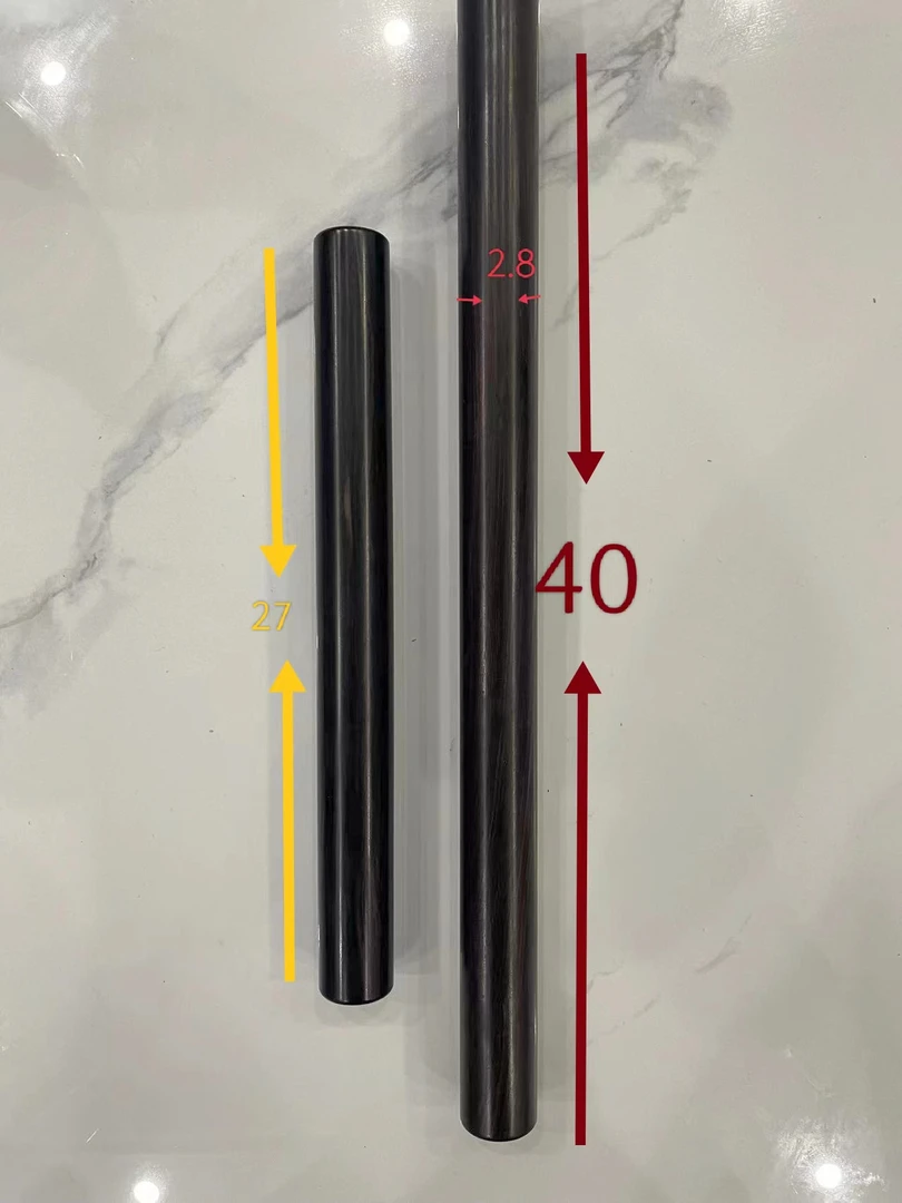 紫光檀擀面杖把玩棍微瑕40*2.8