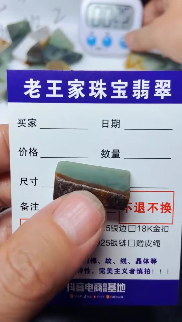 【闪购商品】翡翠颈饰未镶嵌料子