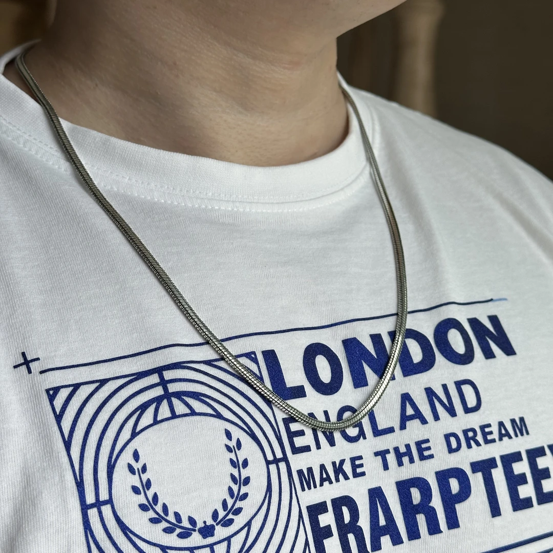 链子925银  时尚个性男士银饰项链50506