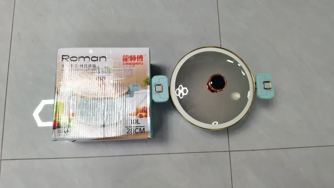新款不粘罗马柱微压锅多功能加厚大容量双耳煲汤锅【孤品介意勿拍】