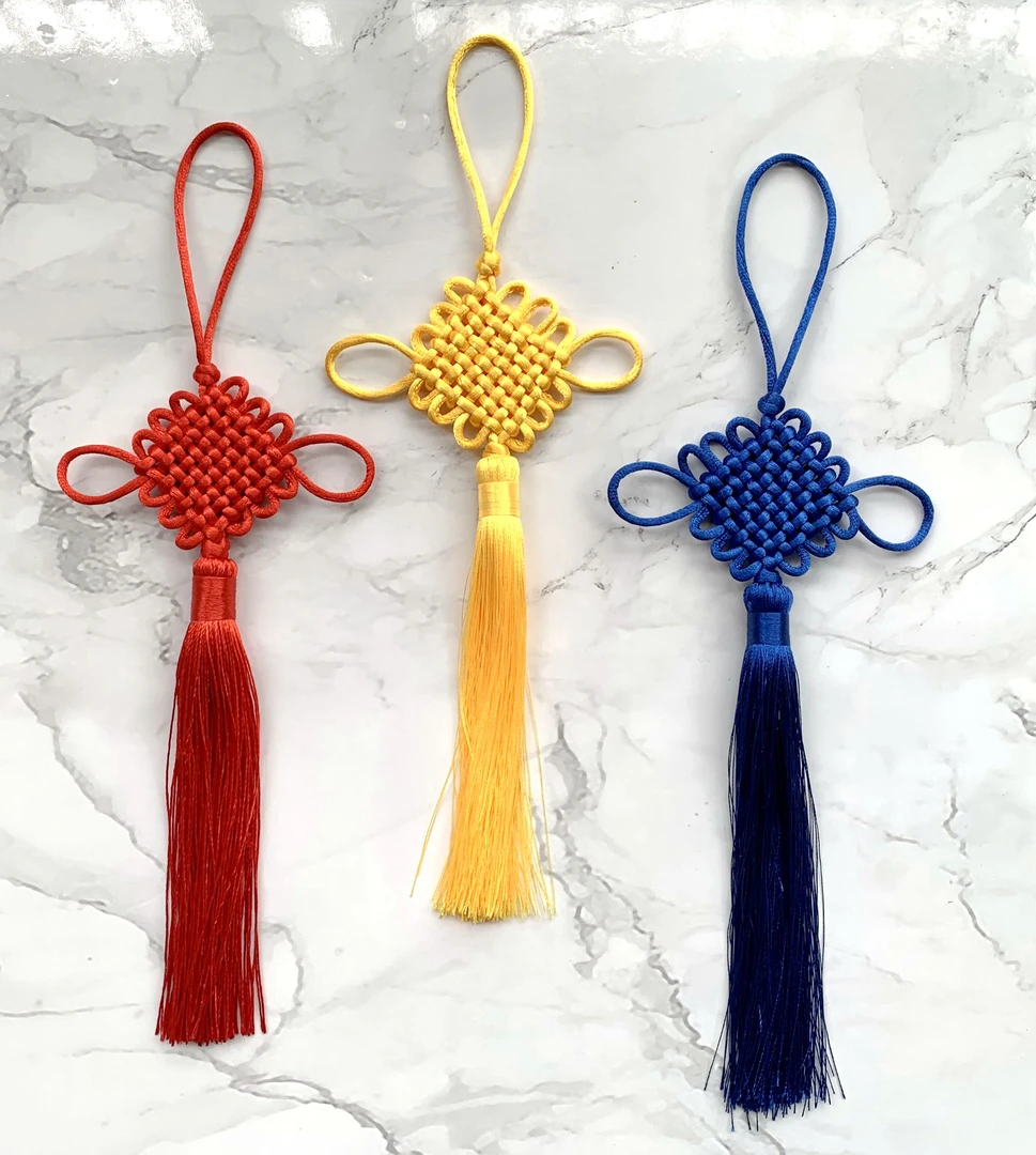 中国结挂件编绳门把手汽车家具小挂件新年古风古典装饰手工艺礼品