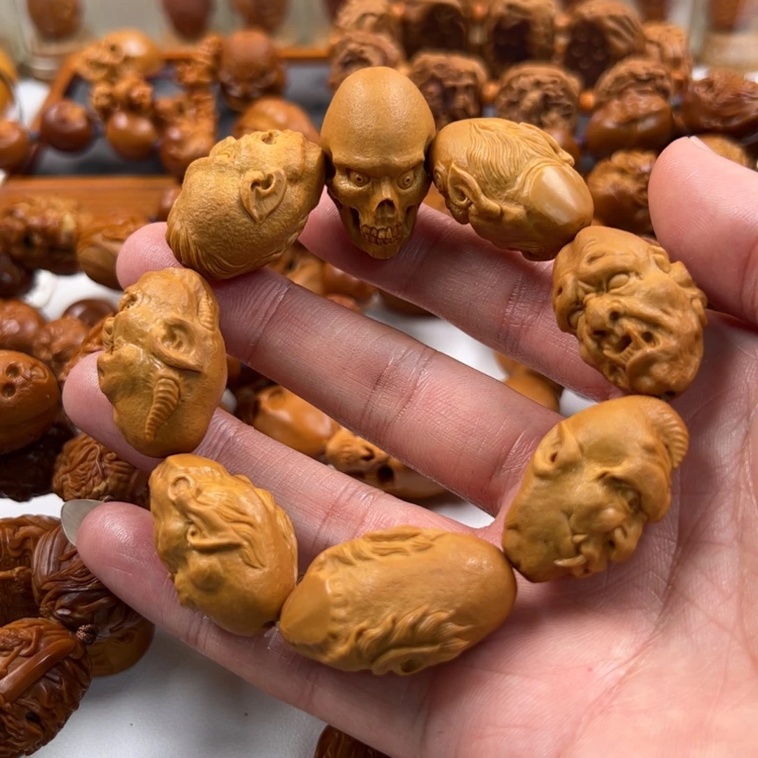 橄榄核核雕沙F，罗刹，一口价