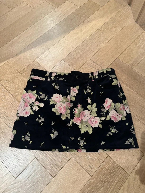 主播推荐 复古印花半身裙 时髦小众独特 纯欲甜美包臀裙