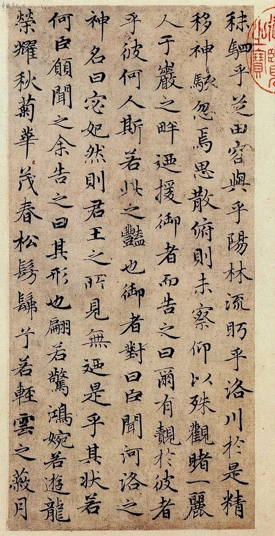 洛洛赋 赵孟頫小楷